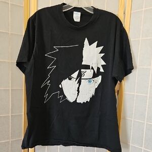 Naruto Black Graphic T-Shirt